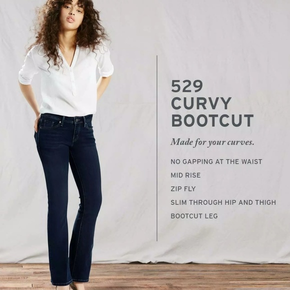 Levi's Denim - Levi's 529 Curvy Boot cut Ladies Jeans 33 x 32